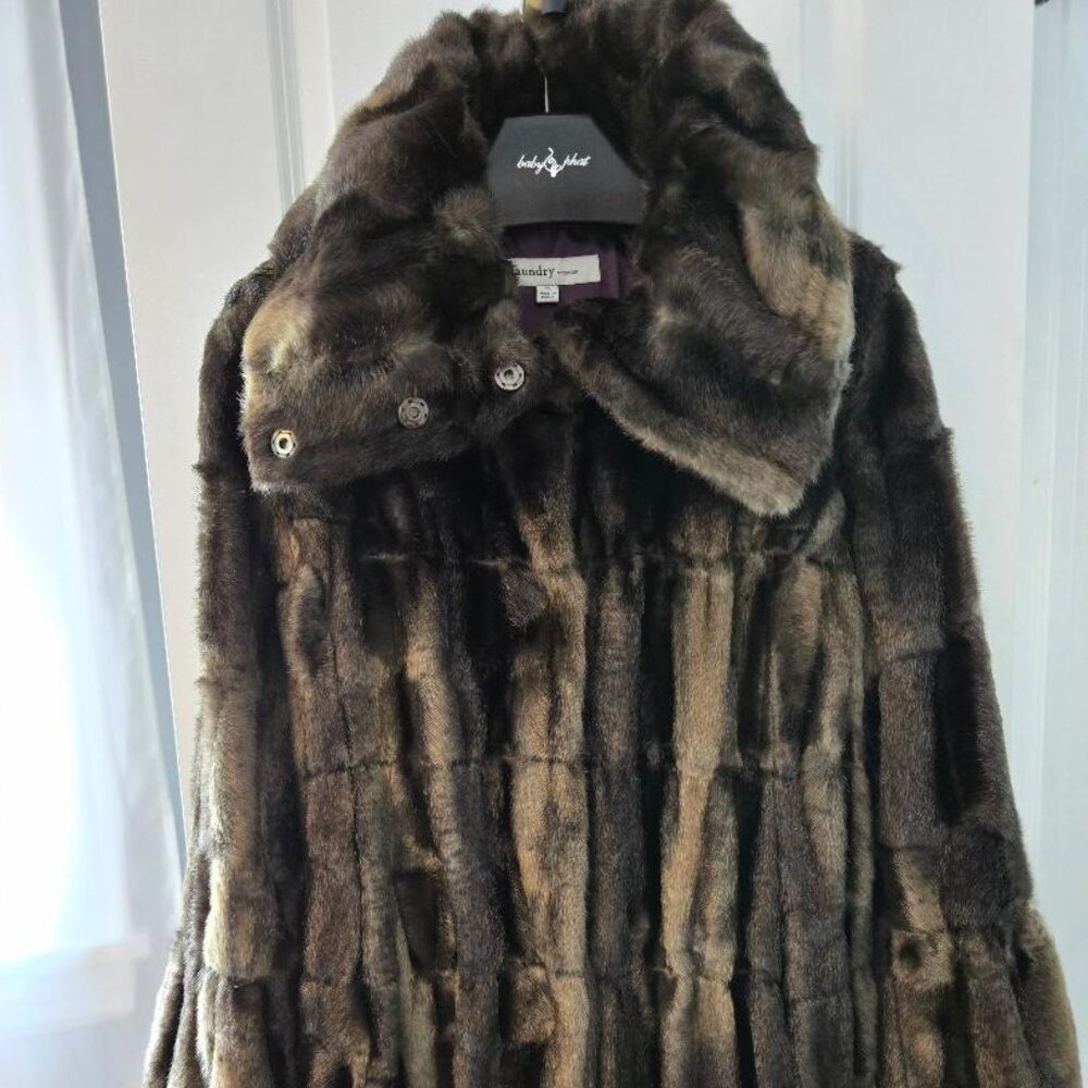 Laundry By Design Faux Fur Coat - Size XL